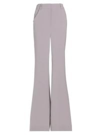 Shop Sergio Hudson Crepe Flared Trousers at Saks Fifth Avenue