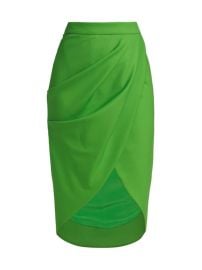 Shop Sergio Hudson Draped Asymmetric Pencil Skirt at Saks Fifth Avenue