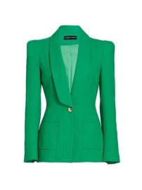 Shop Sergio Hudson Multi-Seamed Single-Breasted Blazer at Saks Fifth Avenue