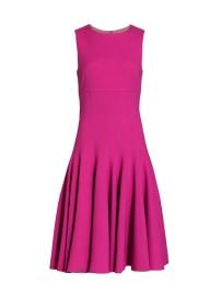 Shop Sergio Hudson Seamed Sleeveless Pleated Dress at Saks Fifth Avenue