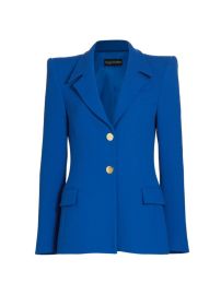 Shop Sergio Hudson Single-Breasted Wool Jacket at Saks Fifth Avenue