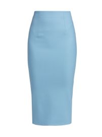 Shop Sergio Hudson Stretch Wool Bodycon Skirt at Saks Fifth Avenue