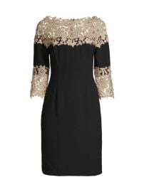 Shop Shani Beaded Lace Sheath Dress at Saks Fifth Avenue