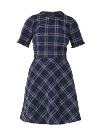 Shop Shoshanna Lana Plaid Fray Dress at Saks Fifth Avenue