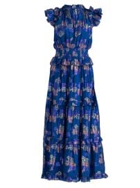 Shop Shoshanna Maren Floral Chiffon Maxi Dress at Saks Fifth Avenue