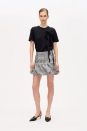 Shop Sikita Skirt in Black And White Check Fast Delivery at Baum Und Pferdgarten