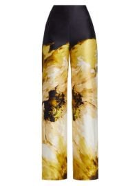 Shop Silvia Tcherassi Andie Silk Floral Wide-Leg Pants Saks Fifth Avenue at Saks Fifth Avenue