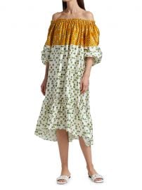 Shop Silvia Tcherassi Tavira Off-The-Shoulder Dress at Saks Fifth Avenue