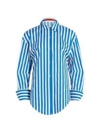 Shop Simon Miller Loch Striped Cotton-Blend Poplin Shirt at Saks Fifth Avenue