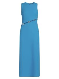 Shop Simon Miller Simm Asymmetric Buttoned Midi Dress at Saks Fifth Avenue