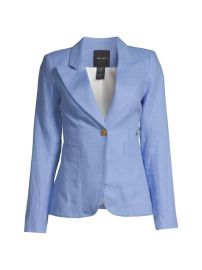 Shop Smythe Linen Dutchess Blazer at Saks Fifth Avenue