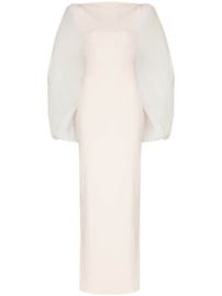 Shop Solace London Ziya puff-sleeve evening dress with Express Delivery - at Farfetch