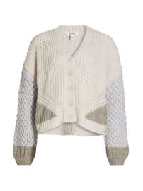Shop Splendid Margo Colorblock Knit Cardigan at Saks Fifth Avenue
