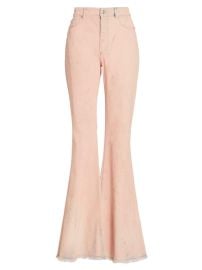 Shop Sportmax Fedra High-Rise Distressed Flared Jeans at Saks Fifth Avenue