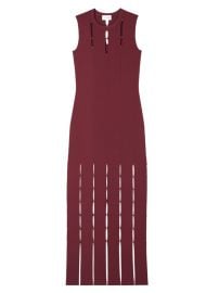 Shop St John Evening Beaded Knit Gown Saks Fifth Avenue at Saks Fifth Avenue