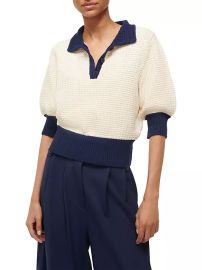 Shop Staud Altea Textured-Knit Sweater at Saks Fifth Avenue