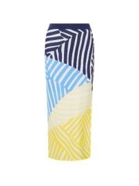 Shop Staud Giovanni Knit Striped Maxi Skirt at Saks Fifth Avenue