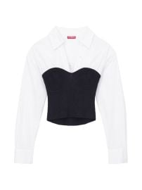 Shop Staud Hazel Bustier Shirt at Saks Fifth Avenue