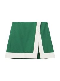 Shop Staud STAUD COURT Rally Wrap-Effect Tennis Skirt at Saks Fifth Avenue