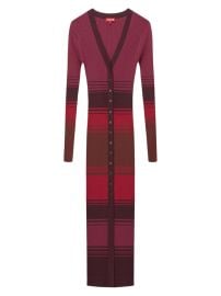 Shop Staud Shoko Rib-Knit Striped Sweaterdress at Saks Fifth Avenue