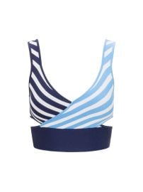 Shop Staud Trenton Striped Cut-Out Crop Top at Saks Fifth Avenue