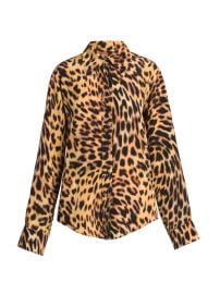 Shop Stella McCartney Cheetah-Print Silk Shirt at Saks Fifth Avenue