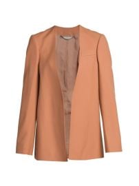 Shop Stella McCartney Collarless Open-Front Jacket at Saks Fifth Avenue