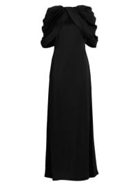 Shop Stella McCartney Draped Shoulder Maxi Dress at Saks Fifth Avenue