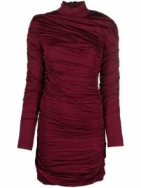 Shop Stella McCartney Faye ruched minidress with Express Delivery - at Farfetch