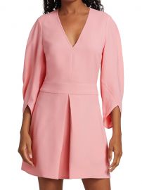 Shop Stella McCartney Maddison Crepe Minidress up to 70 Off at Saks Fifth Avenue