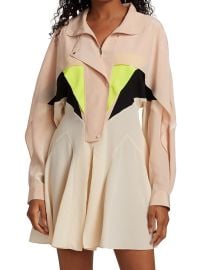 Shop Stella McCartney Margot Silk Fit-amp-Flare Dress at Saks Fifth Avenue