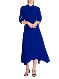 Shop Stella McCartney Olivia Silk Midi Dress up to 70 Off at Saks Fifth Avenue