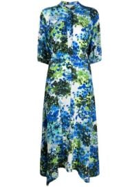 Shop Stella McCartney Olivia floral-print midi-dress with Express Delivery - at Farfetch