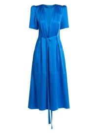 WornOnTV: Nicole Wallace’s blue satin dress on The View | Clothes and ...