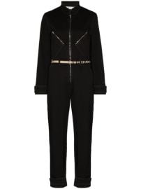 Shop Stella McCartney Stella Logo denim jumpsuit with Express Delivery - at Farfetch