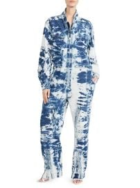 Shop Stella McCartney Tie-Dye Denim Jumpsuit at Saks Fifth Avenue