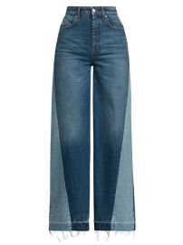 Shop Stella McCartney Two-Tone Wide-Leg Raver Jeans at Saks Fifth Avenue