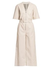 Shop Stella McCartney Wide-Leg V-Neck Jumpsuit at Saks Fifth Avenue