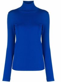 Shop Stella McCartney funnel-neck long-sleeve top with Express Delivery - at Farfetch