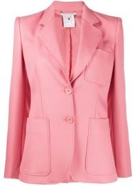 Shop Stella McCartney single-breasted patch pocket blazer with Express Delivery - at Farfetch