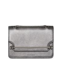 Shop Strathberry Mini EastWest Metallic Leather Shoulder Bag at Saks Fifth Avenue