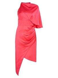 Shop THEIA Bria Cape Wrap Cocktail Dress at Saks Fifth Avenue