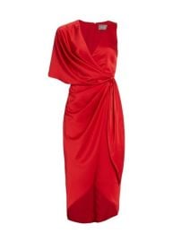 Shop THEIA Candace Satin Cocktail Dress at Saks Fifth Avenue