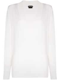 Shop TOM FORD V-neck long-sleeved sweater with Express Delivery - at Farfetch