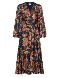 Shop Tanya Taylor Blaire Floral Wrap Dress at Saks Fifth Avenue