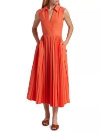 Shop Tanya Taylor Carissa Poplin Fit Flare Dress at Saks Fifth Avenue