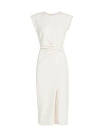 Shop Tanya Taylor Cody Crepe Sleeveless Midi-Dress at Saks Fifth Avenue