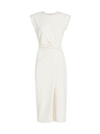 Shop Tanya Taylor Cody Crepe Sleeveless Midi-Dress at Saks Fifth Avenue