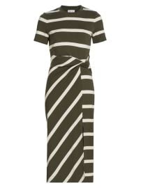 Shop Tanya Taylor Cody Striped Short-Sleeve Dress at Saks Fifth Avenue