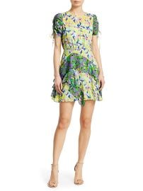 Shop Tanya Taylor Corinne Floral Silk-Blend Dress at Saks Fifth Avenue